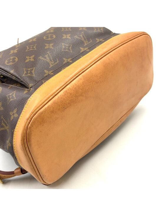 Louis Vuitton Montsouris GM Monogram Leather Brown Light Backpack Gold main image 14